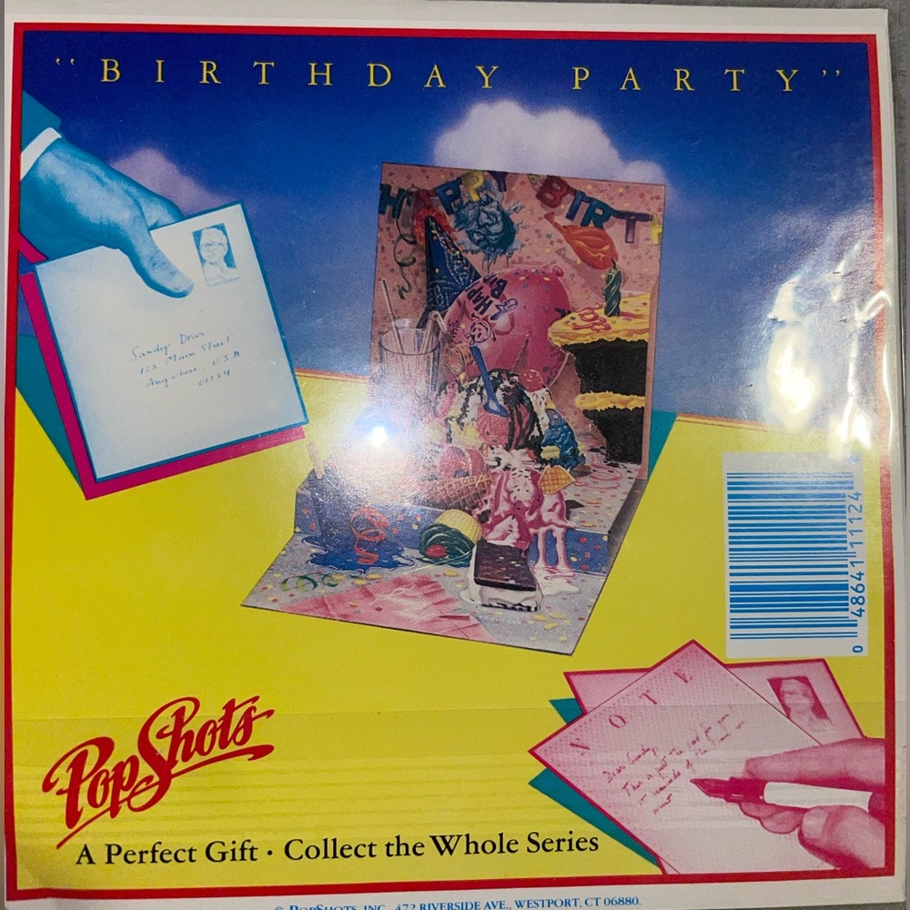 🎈New Pop Shots Birthday Party Pop-Up Card